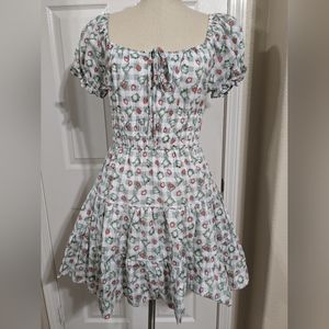 Strawberry Frog Tiered Babydoll Dress | Hot Topic Small SM